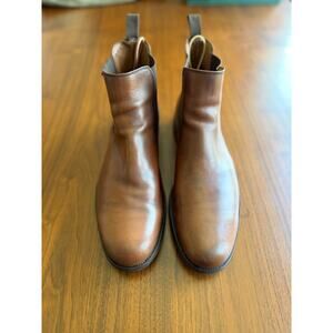 Johnston & Murphy Men's XC4 Stanton Chelsea Boots Brown Leather Size 12